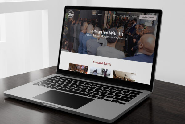 Preview of New York Morehouse Alumni Association Website designed and developed by Streamlined Media