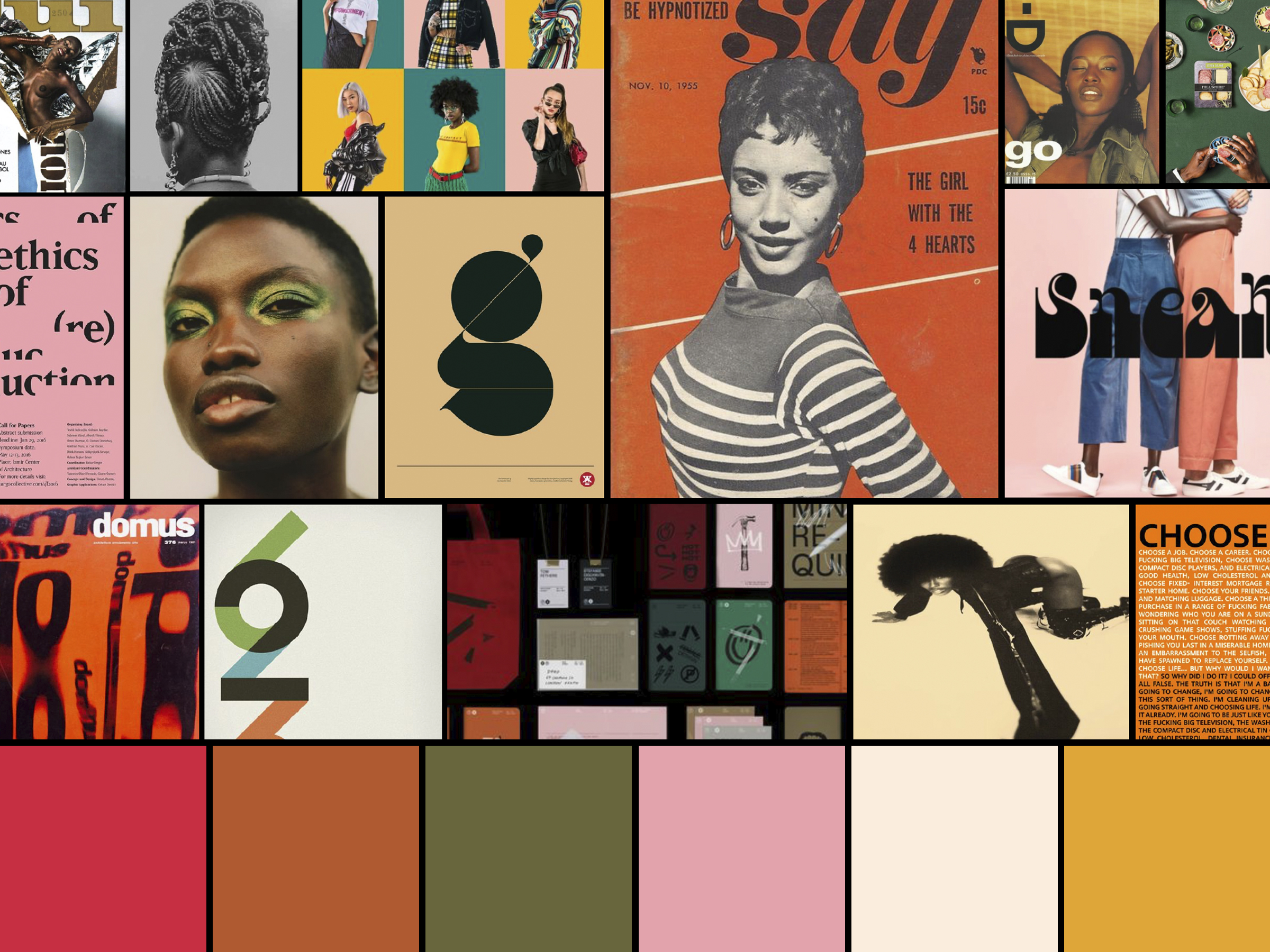 pleasurehauz brand colors and mood board developed by Streamlined Media & Communications
