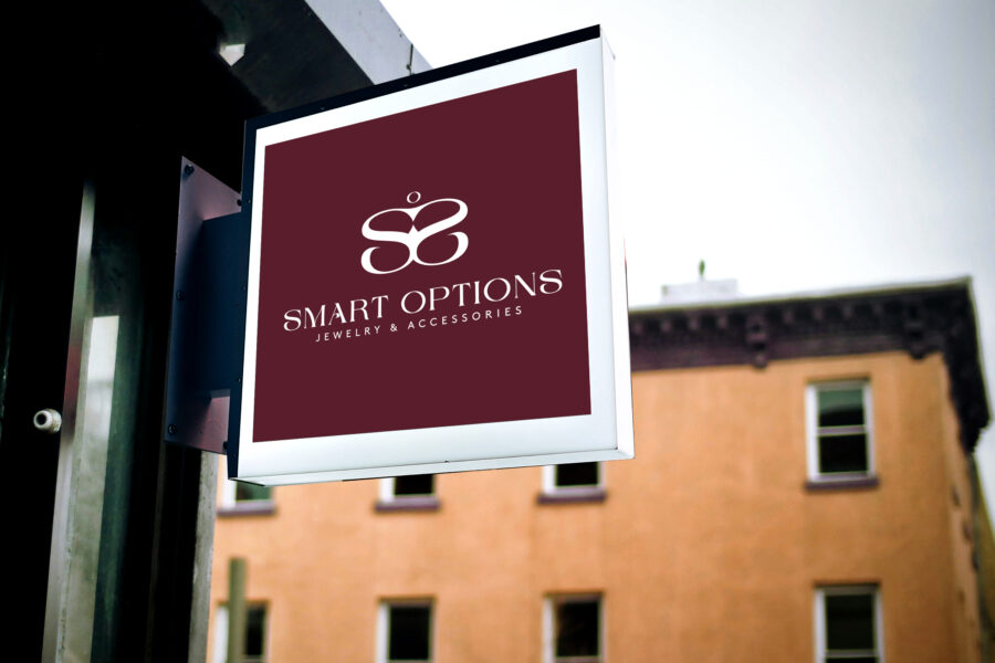 Smart Options Jewelry & Accessories logo sign designed by Streamlined Media & Communications
