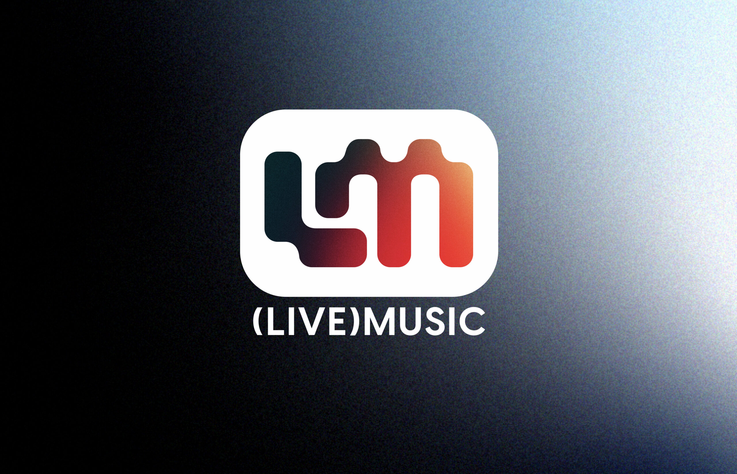 Mockup of LiveMusic logo designed by Streamlined Media & Communications