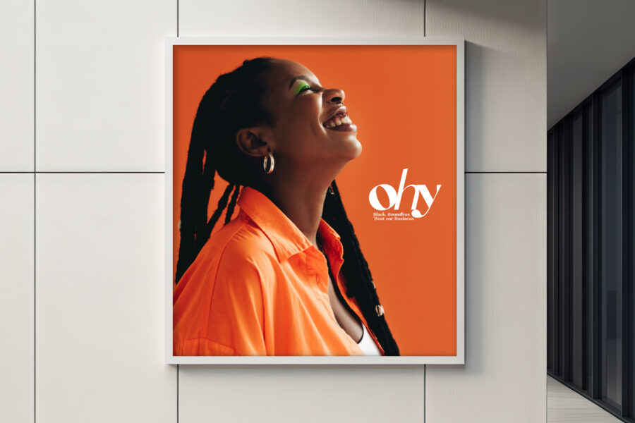 Mockup of OHY Billboard designed by Streamlined Media & Communications