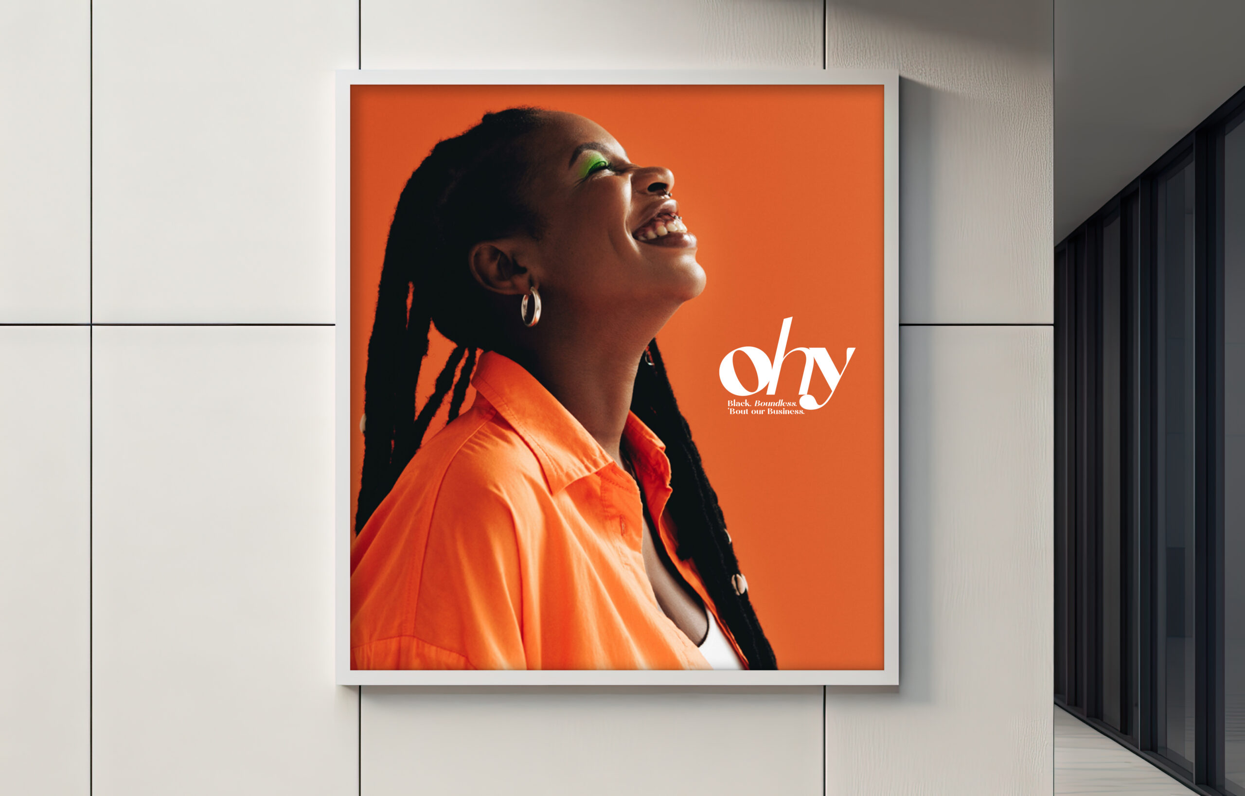 Mockup of OHY Billboard designed by Streamlined Media & Communications