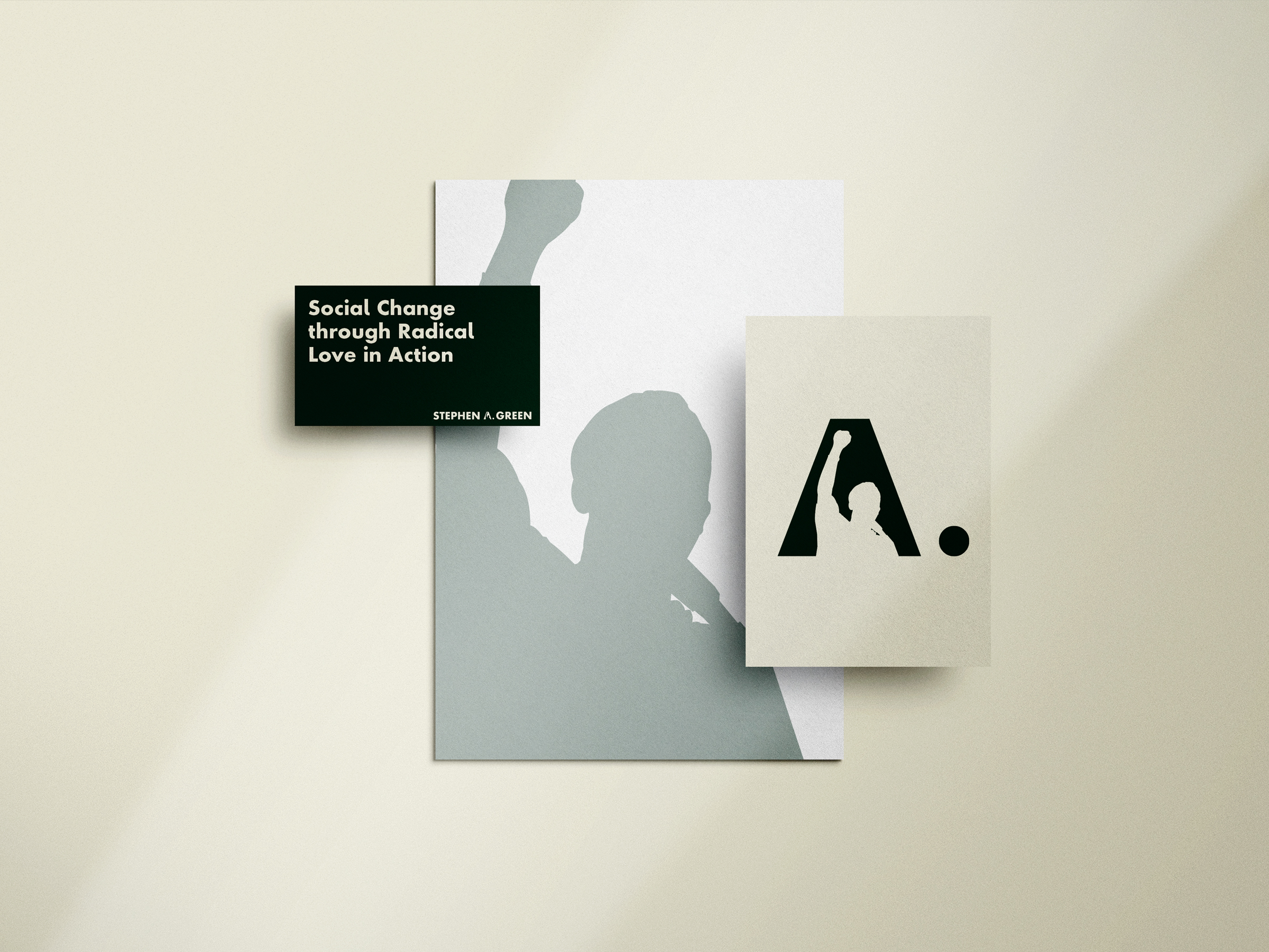 Reverend Stephen A. Green personal brand identity assets designed by StreamLined Media