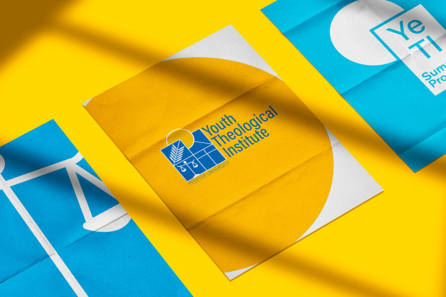 Mockup of the poster Streamlined Media developed for Pfeiffer University's Youth Theological Institute