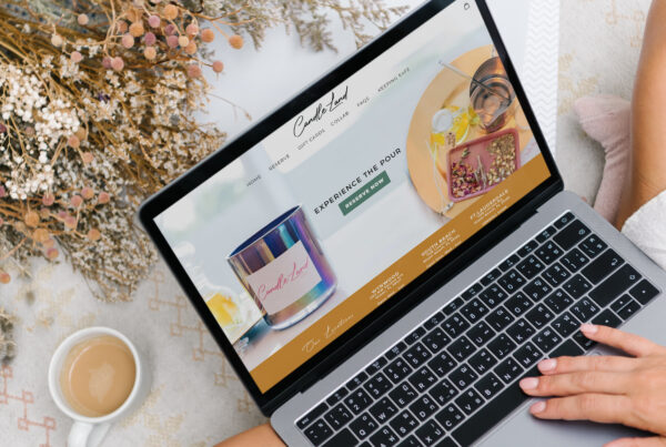Mockup of Candle Land Miami website designed and developed by Streamlined Media & Communications